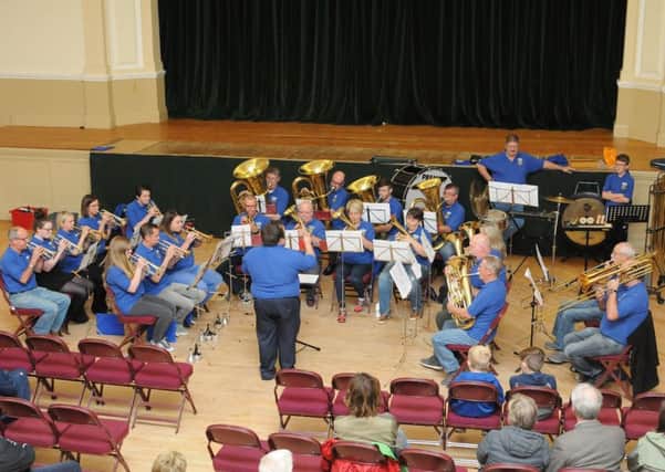 Selkirk Silver Band's open rehearsal on Monday night at the Victoria Halls.