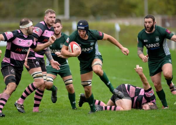 Dalton Redpath scored Hawick's solitary try against Boroughmuir last Saturday (stock image by Alwyn Johnston).