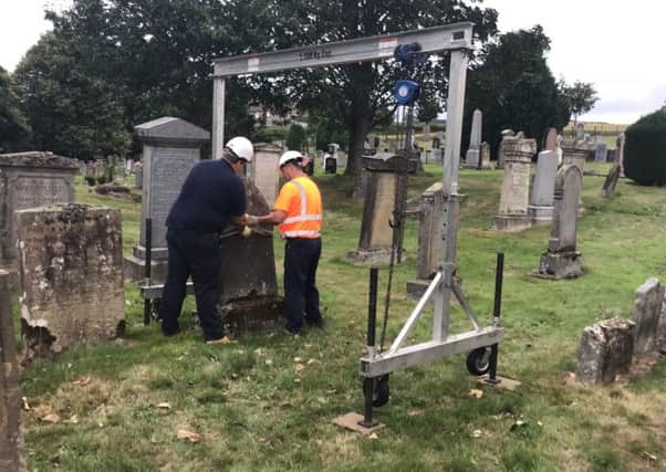 If a headstone is found to be very unsafe, it will be made safe as soon as possible.
