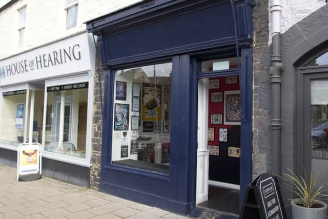 Timebomb Tatto at 52 Bank Street, Galashiels.