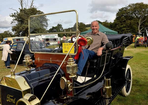 James Pringle from Galashiels with his 1911 Model T Ford.
