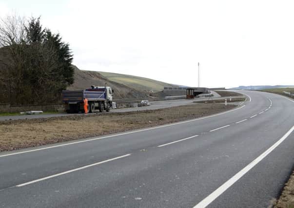 The A7 near Heriot.