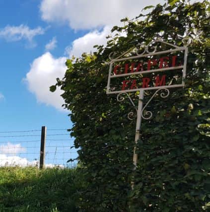 Chapel Farm, Lilliesleaf, where a skeleton was unearthed this week.