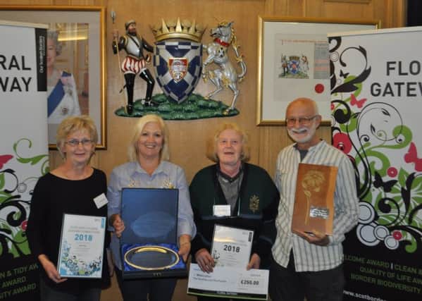 Westruther's floral gateway group picked up the champion of champions award.