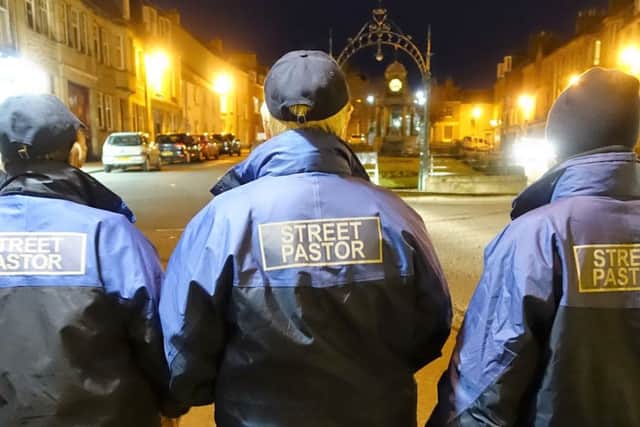 On patrol...street pastors are out in Galashiels and Hawick on Saturday nights to listen, help and care for revellers and ensure they get home safe and sound.