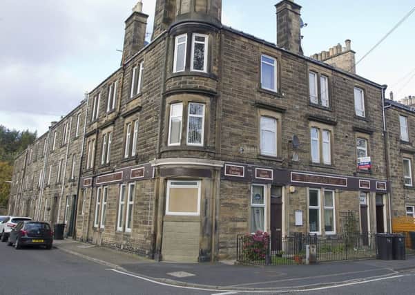 The old Mansfield Bar in Hawick.