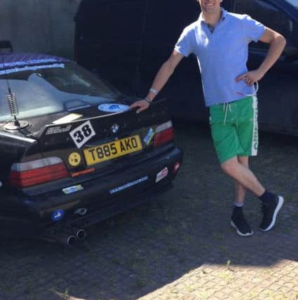 George with the BMW he took on the Rust to Rome challenge.