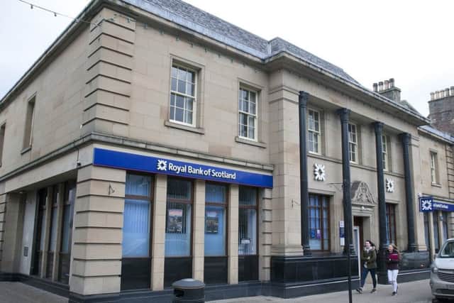 The Royal Bank of Scotland branch in Galashiels will be one of only three left in the Borders after January.