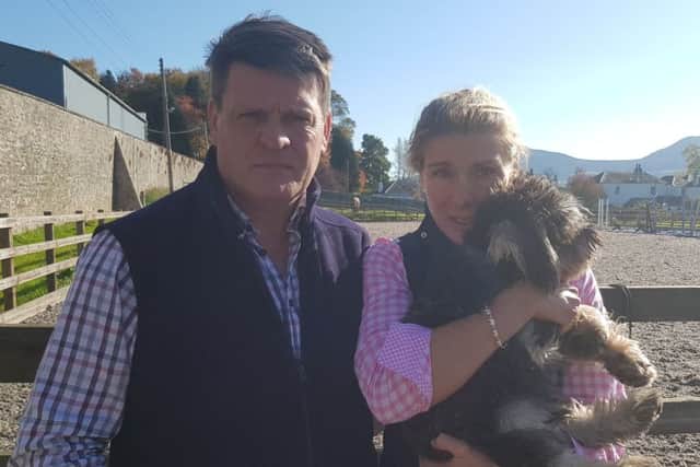 Cameron Crawford and his wife Mary