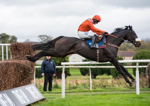 As De Mee in action at Kelso (picture by Alan Raeburn).