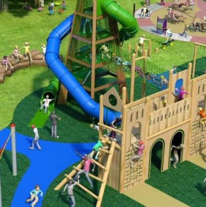 The 10.6m-tall tower proposed for Harestanes Country Parks play area.