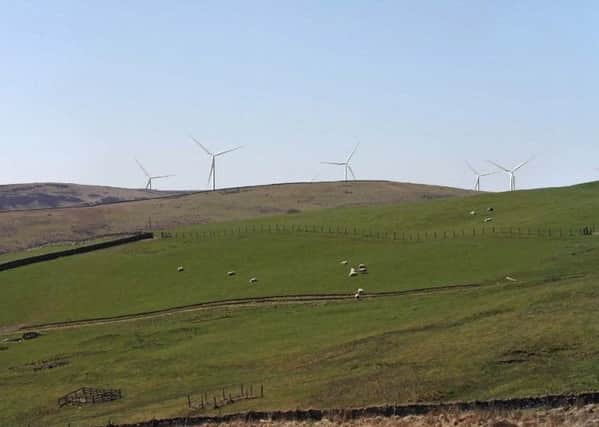 How the Barrel Law wind farm near Ashkirk would look.