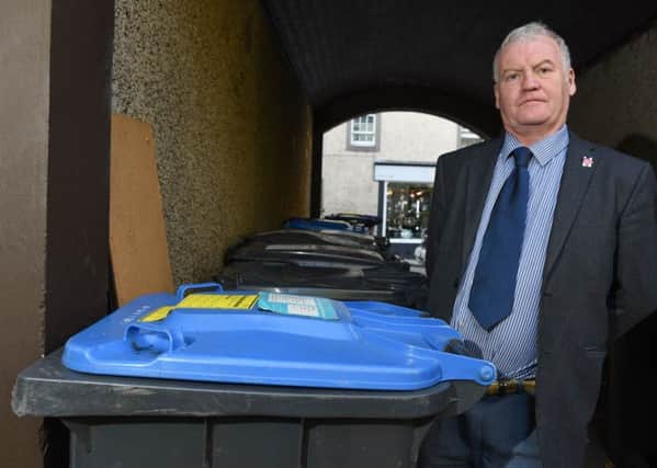 Councillor Davie Paterson believes inconsiderate parking is to blame for many missed bin collections.