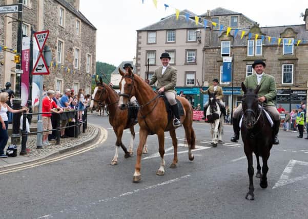 Events such as Hawick Common Riding would be exempt from the by-laws being proposed.
