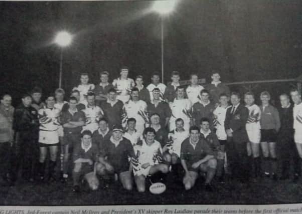 Jed-Forest Rugby Club, 1994.