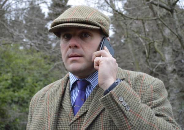 Edward Bell trying to contact one of the suspected hoax callers.