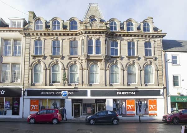 Two floors above Dorothy Perkins and Burton in Hawick are up for conversion into flats.