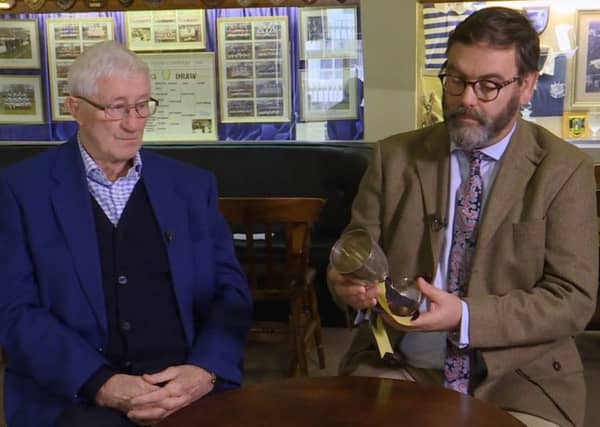 Paul Laidlaw meets Jim Telfer at the Greenyards.