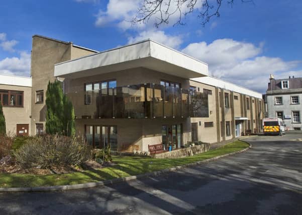 Haylodge hospital in Peebles, one of the three smaller hospitals in the Borders yet to be inspected by Healthcare Improvement Scotland.