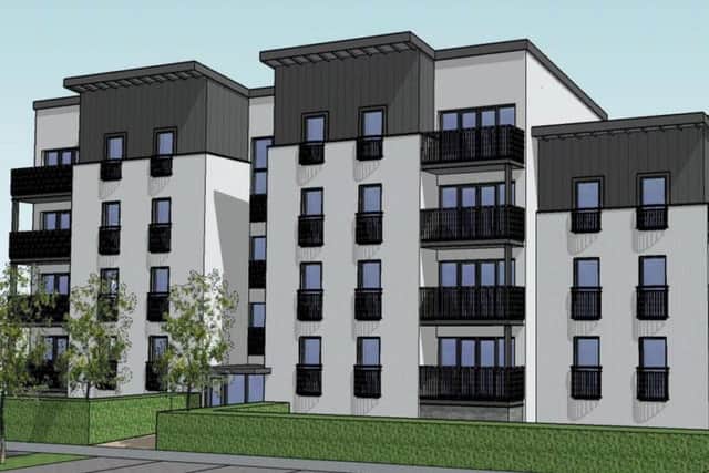 How the proposed Tweedbridge Court development in Peebles would look.
