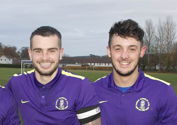 Hawick Waverley players Davis Hope, left, and Dean McColm (archive image).