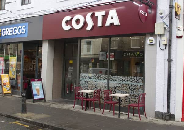 Costa is one of the latest additions to Hawick's expanding array of cafes.