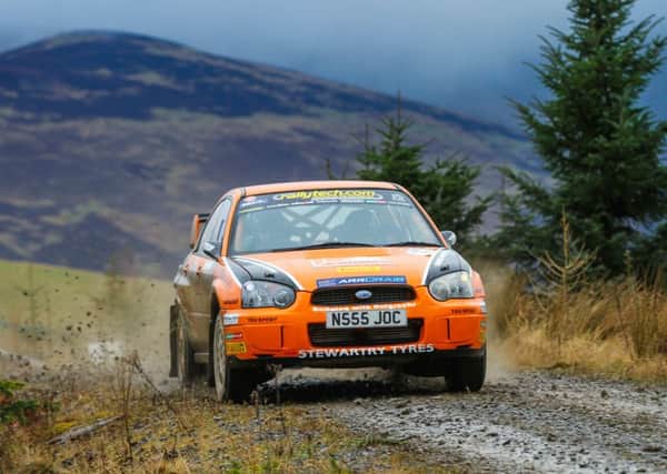 Top rallying action is back in Jedburgh on March 16 (picture by Eddie Kelly Motorsport Photography).