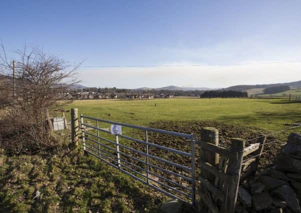 Land south of South Parks at Peebles being eyed up by Persimmon to host a 71-home housing development.