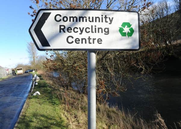 Hawick community recycling centre, Mansfield Road