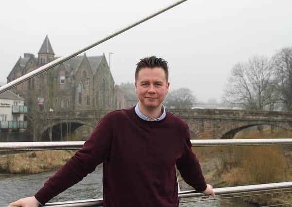 Film critic and film-maker, Michael Pattison, who has been appointed creative director of Hawick-based Alchemy Film & Arts.