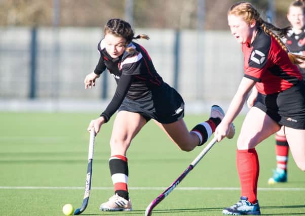 Jessica Main, in action over the weekend for Fjordhus Reivers 5s.