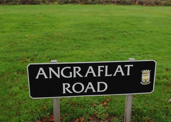 The incident happened in Kelso's Angraflat Road in the early hours of Sunday morning.