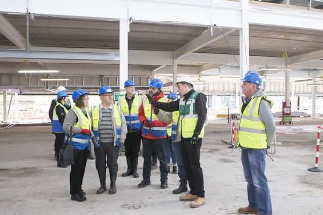 A group of Jedburgh residents are given a tour of the new intergenerational campus as as part of Open Doors Day.