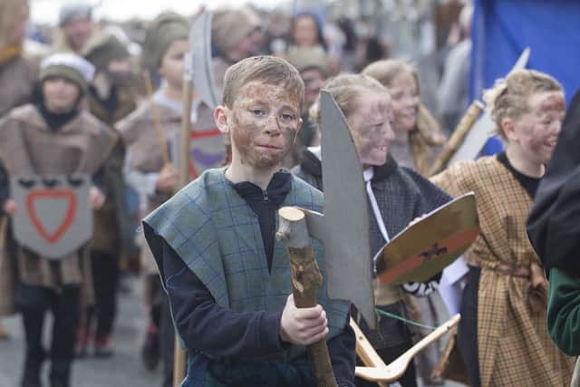 Pupils from Drumlanrig, Wilton and Burnfoot took part in the Reivers parade