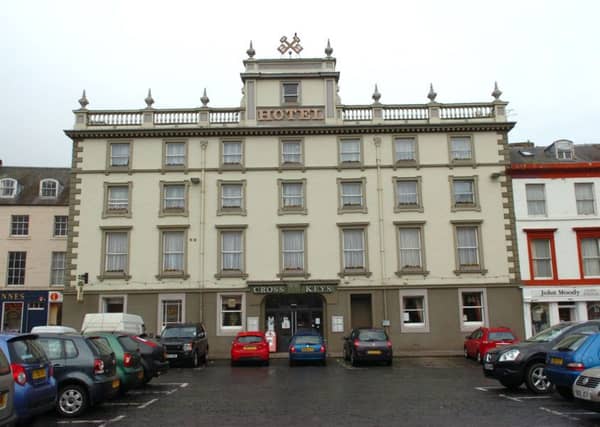 The Cross Keys Hotel in Kelso.