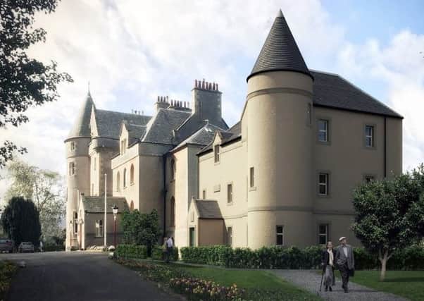 How the extension proposed for the old Castle Venlaw Hotel in Peebles would look.