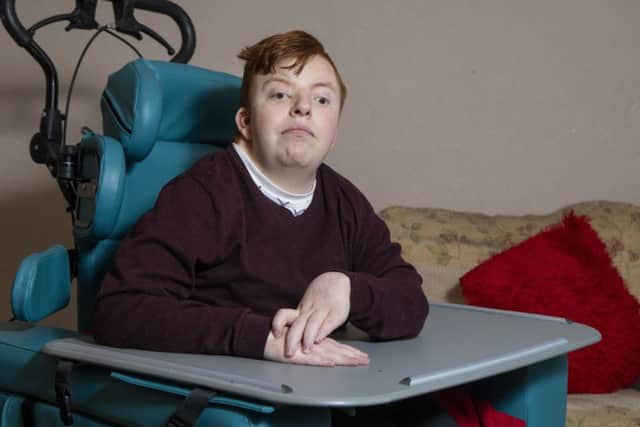 Stroke sufferer Darren Thomson. Photo: Katielee Arrowsmith/SWNS