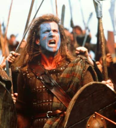Mel Gibson as William Wallace in the 1995 film Braveheart