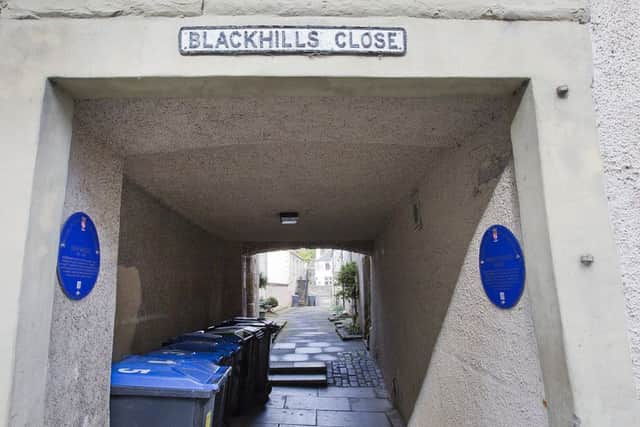 Blackhills Close in Jedburgh.