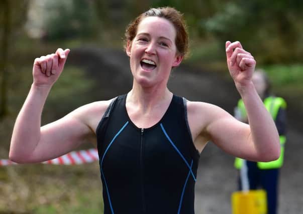 There's always high enthusiasm for the Borders Triathlon Series (picture by Alwyn Johnston).