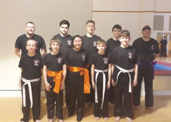 The award recipients after their grading.