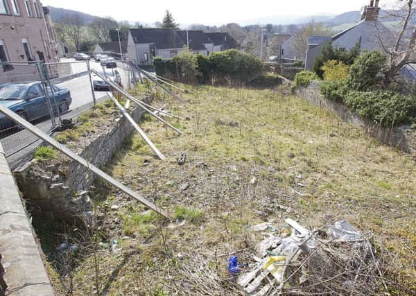 The site at the Valley, Selkirk, where the old Baptist Church once stood, is the location for a planning application for eight affordable homes.