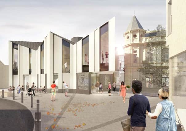 How the new Great Tapestry of Scotland visitor centre in Galashiels will look.