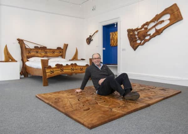 Like a jigsaw, the pieces fitted together when Robin woke up in hospital and he decided to follow his dreams. Now his work is on show at Hawick Museum. (Pic: Phil Wilkinson)