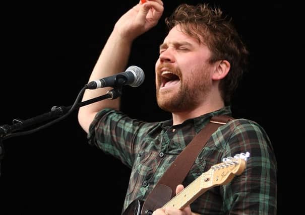 Scott Hutchison of Frightened Rabbit performing in Australia in 2010. Photo by Mark Metcalfe/Getty Images