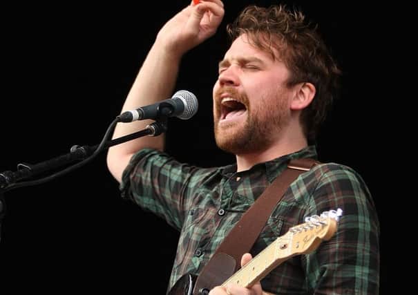 Scott Hutchison of Frightened Rabbit performing in Australia in 2010.  Photo by Mark Metcalfe/Getty Images