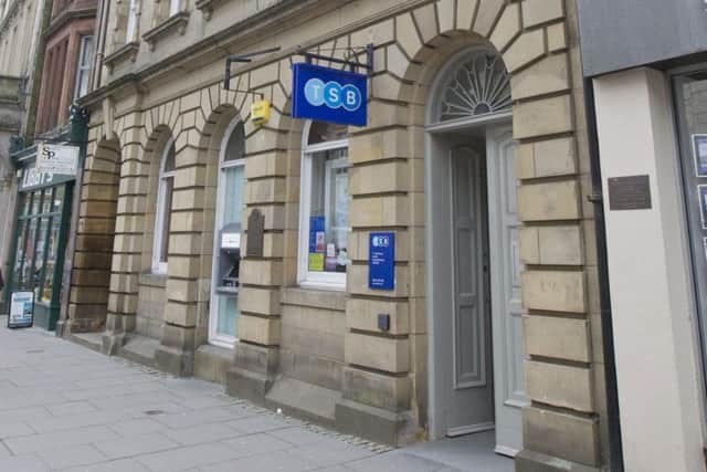 Hawick High Street's TSB branch.
