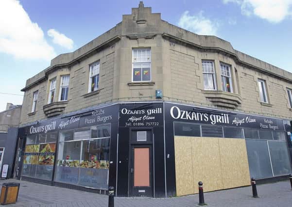 The old Ozkan's Grill in Galashiels.