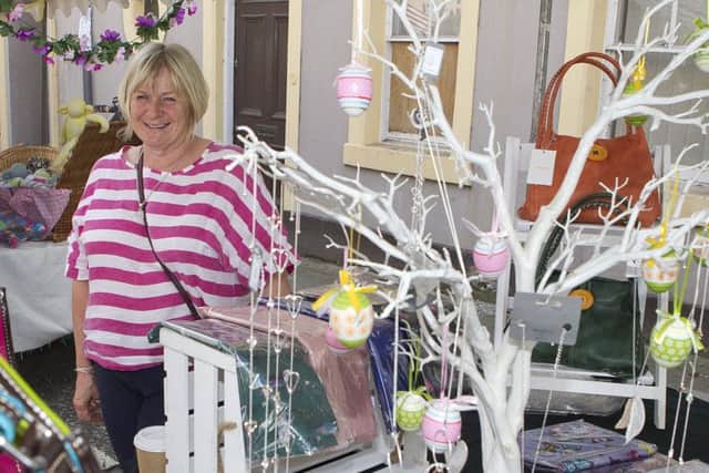 Jedburgh's seasonal market on Easter Sunday.