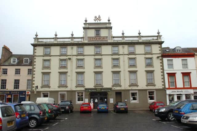 The Cross Keys Hotel in Kelso.